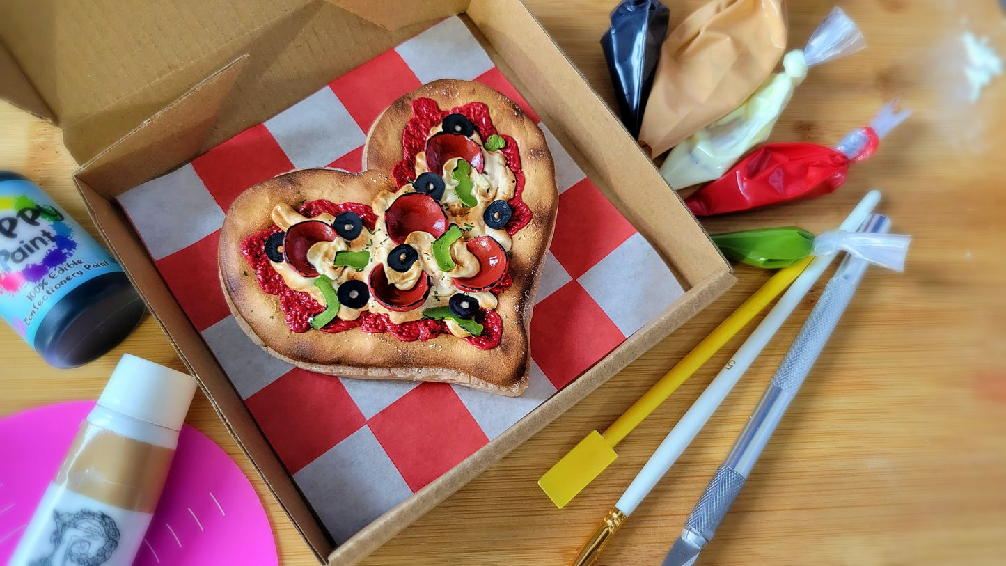 "You've Got A PIZZA My Heart" Royal Icing Cookie