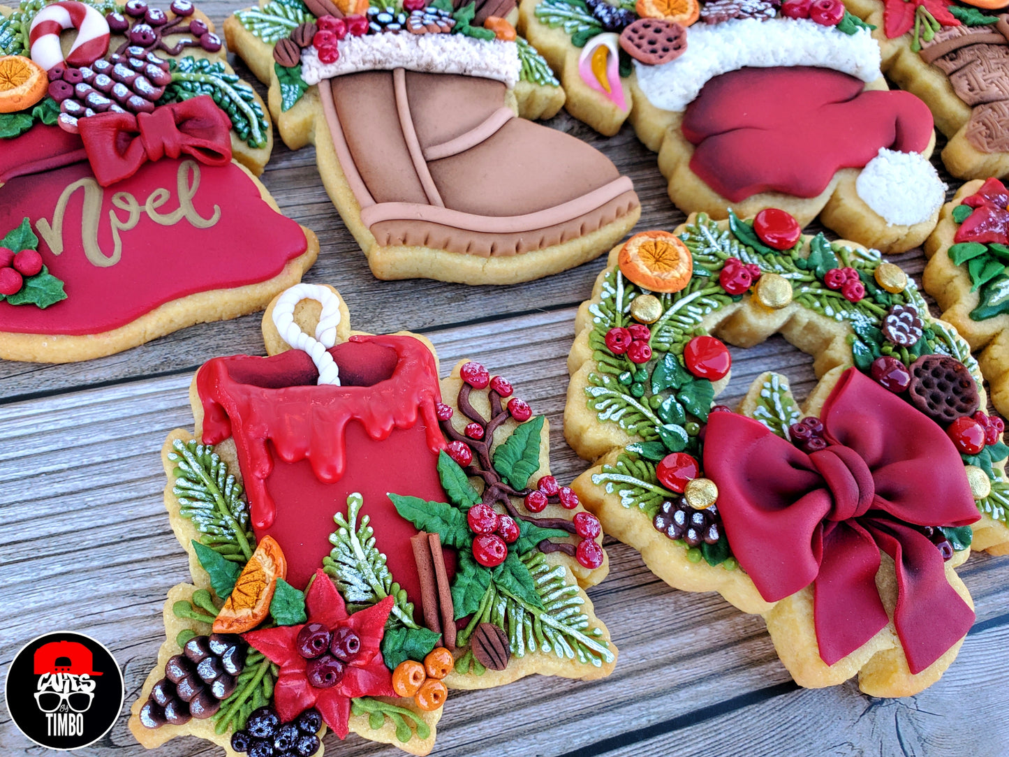 Holiday Floral Accents (Facebook Cookie Class)