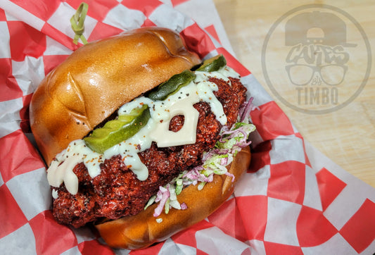 Nashville Hot Chicken Sandwich Cake Tutorial