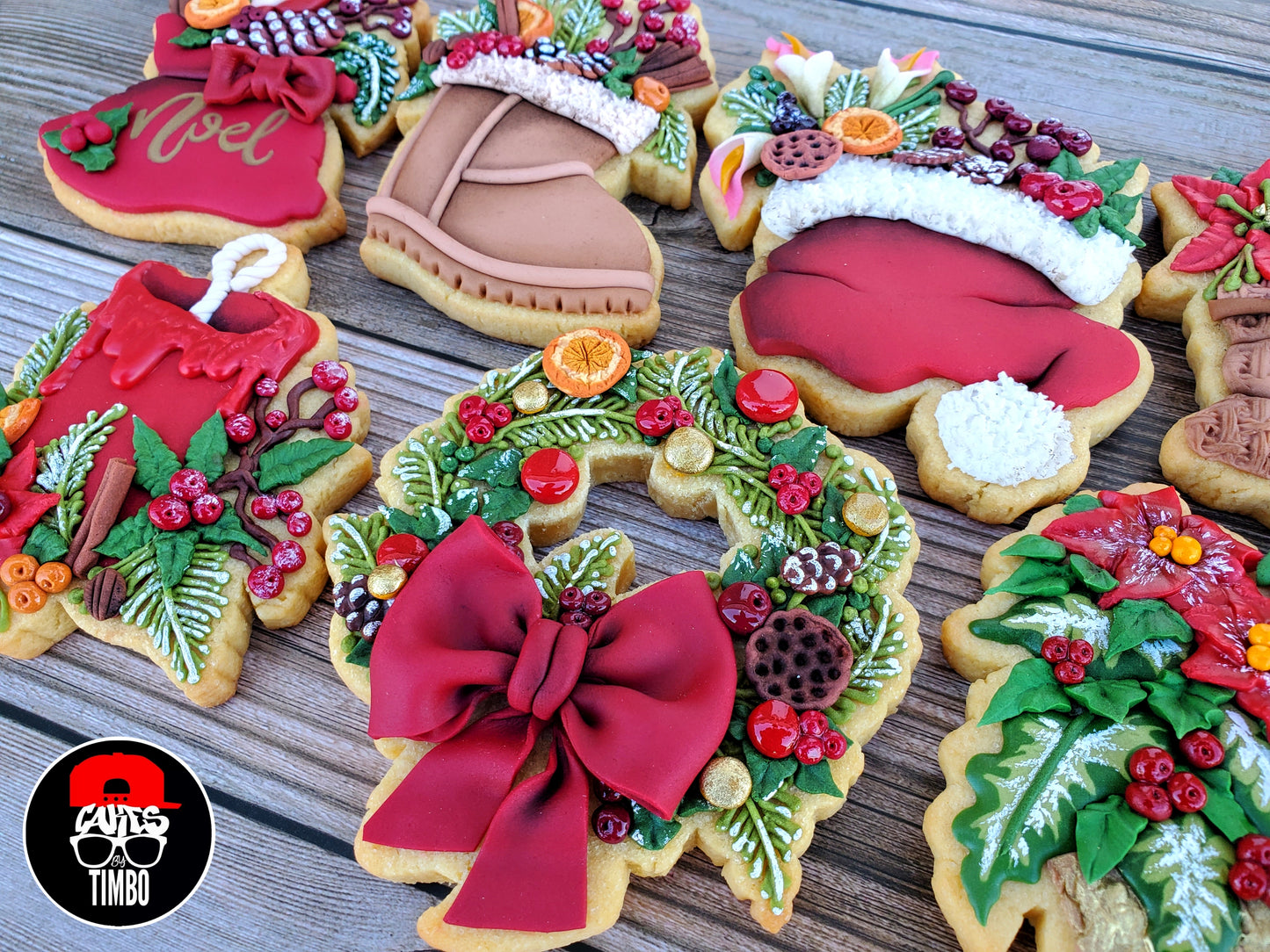 Holiday Floral Accents (Facebook Cookie Class)