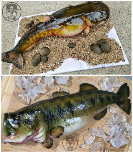 Catfish & Bass (Facebook Cake Class)