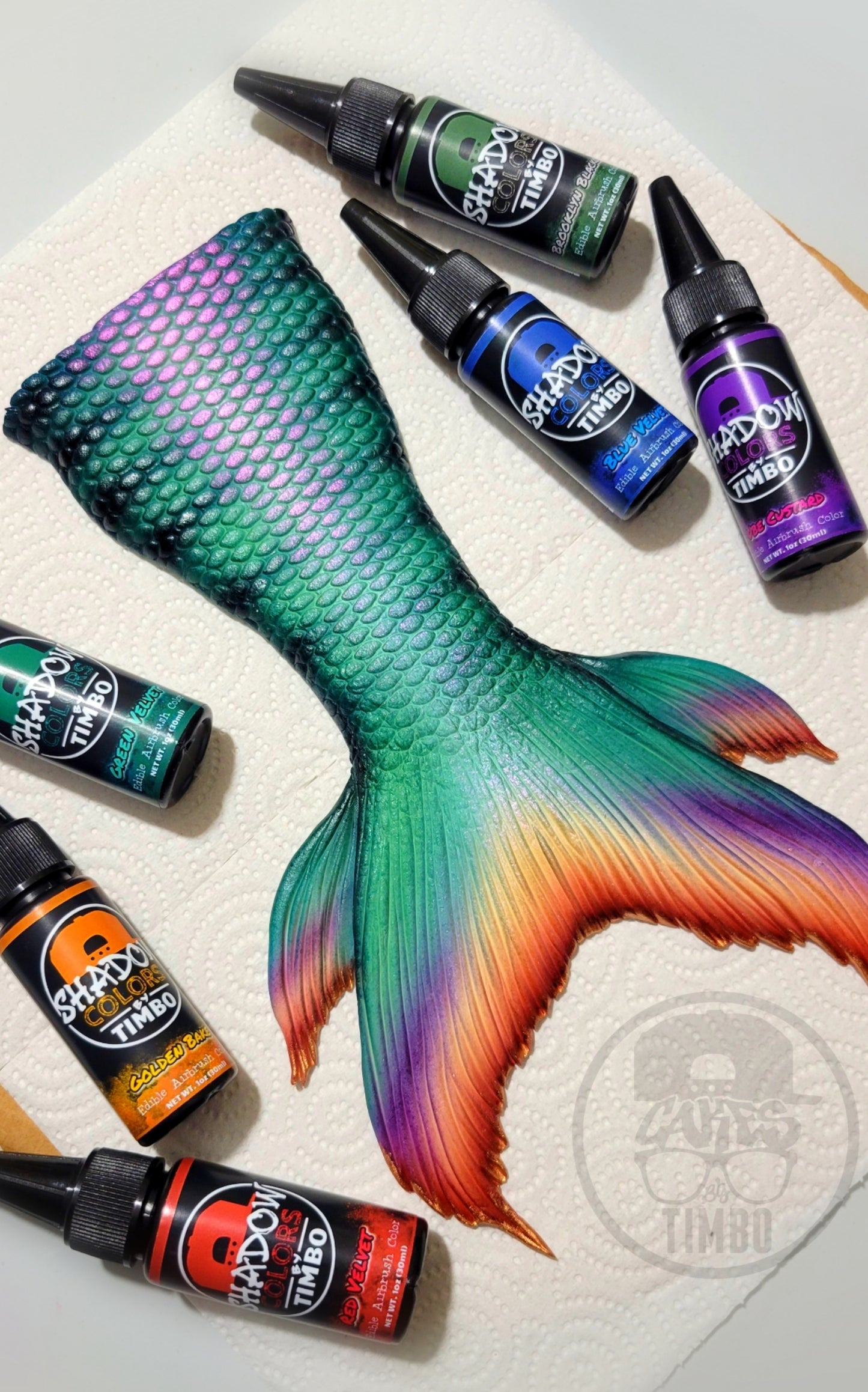 Mermaid Tail Airbrush Demo (FREEBIE)