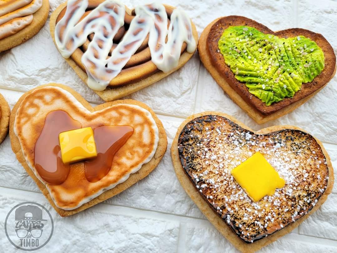 "I Heart Breakfast" Cookies (Facebook Class)