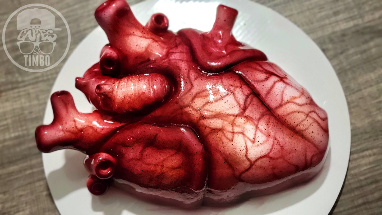 Bloody Heart Cake Tutorial