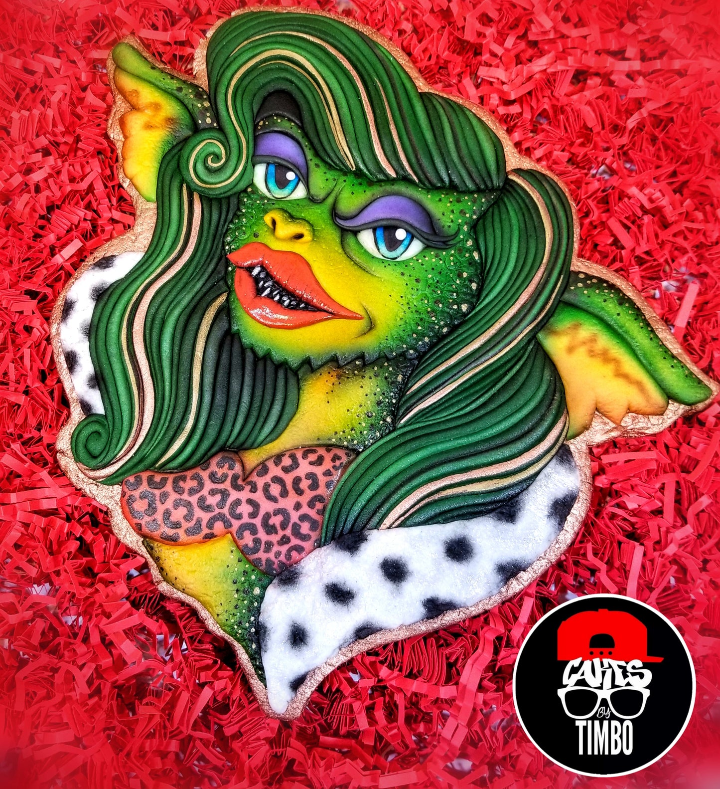 Character Sculpting: Greta The Gremlin (2D Fondant Cookie)